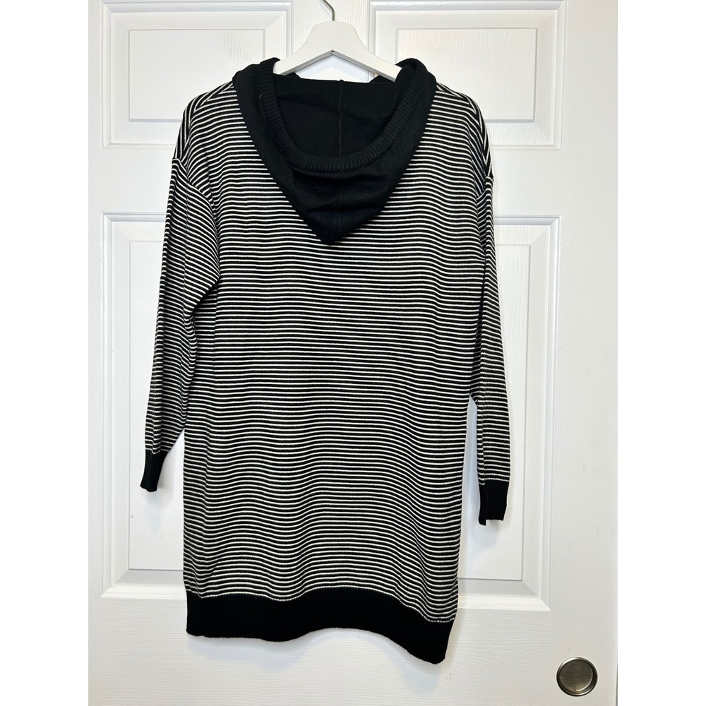 X.Y Striped Hooded Sweater Dress One Size - Picture 4 of 5